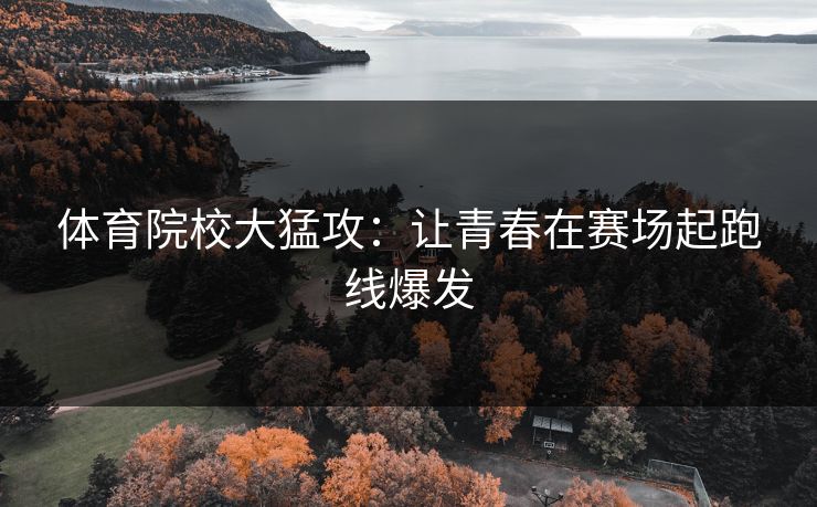 体育院校大猛攻：让青春在赛场起跑线爆发