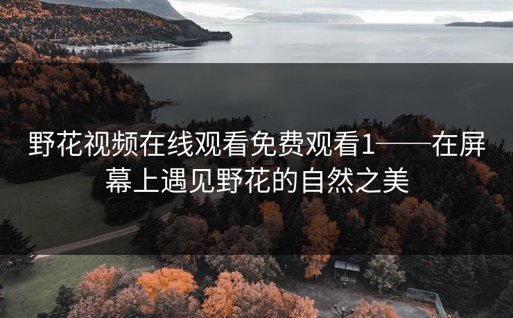 野花视频在线观看免费观看1──在屏幕上遇见野花的自然之美